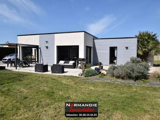 Maison de plain-pied à vendre 380 000 € 8 pièces 5 chambres 182 m² 1 453 m² de terrain Tôtes 76890