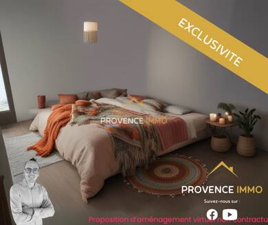 Appartement à vendre 131 000 € 2 pièces 1 chambre 28,9 m² RDC/2 Mazarin-Opéra-Bellegarde-Mairie Aix-en-Provence 13090