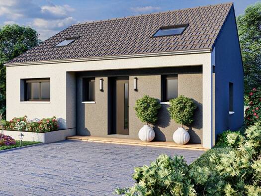 Terrain avec maison neuve à vendre 329 000 € 4 pièces 3 chambres 86 m² 514 m² de terrain Norroy-Lès-Pont-à-Mousson 54700