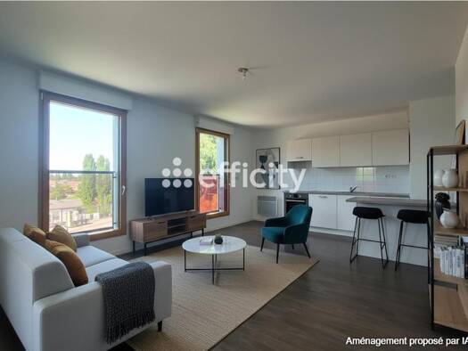 Appartement à vendre 206 900 € 3 pièces 2 chambres 62,6 m² 3ème étage Beauséjour Nantes 44300