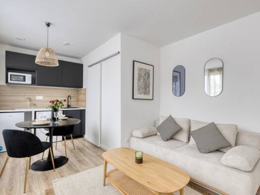 Studio à louer - logement étudiant 550 € 1 pièce 17 m² 1er étage Flocon Tourcoing 59200