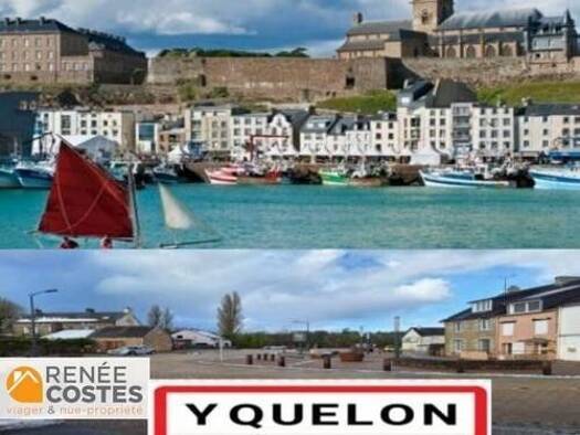 Maison en viager occupé Bouquet 351 100 € 4 pièces 3 chambres 220 m² 900 m² de terrain Yquelon 50400