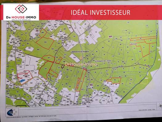 Terrain à vendre 119 000 € 184 062 m² de terrain Villefranche-du-Périgord 24550