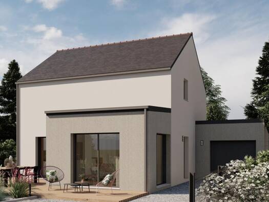 Terrain avec maison neuve à vendre 256 900 € 6 pièces 4 chambres 105 m² 568 m² de terrain Languédias 22980