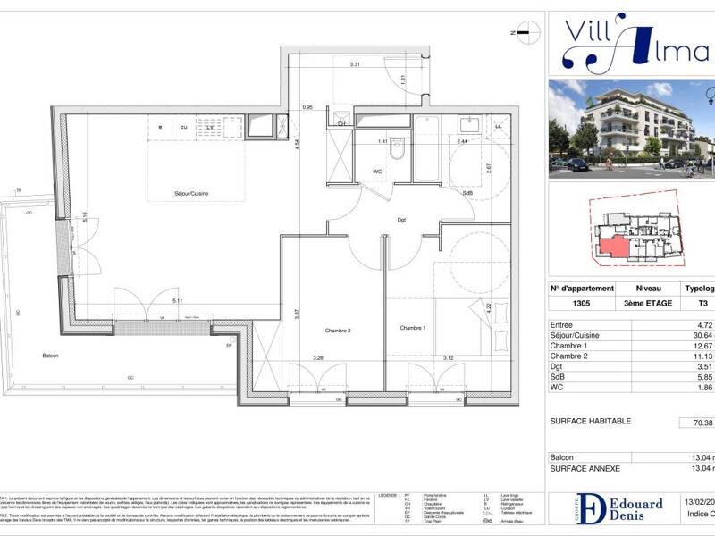 Maison à louer, 70m², SAINT MAUR DES FOSSES