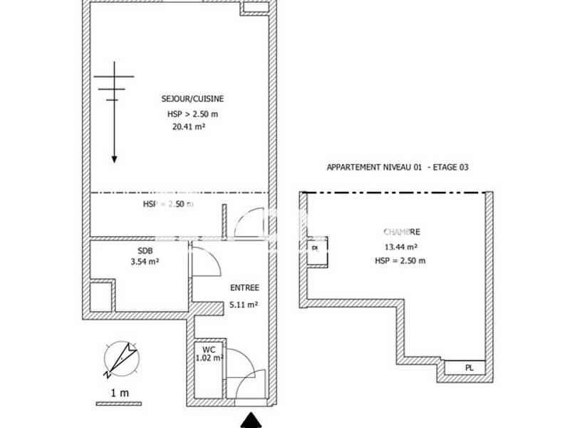 Maison à louer, 44m², TOURCOING