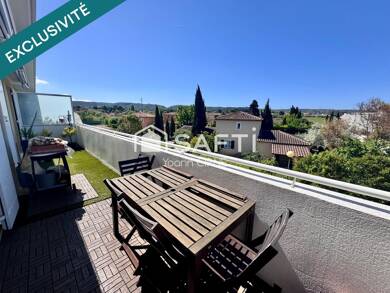 Appartement à vendre 260 000 € 3 pièces 2 chambres 60 m² Dernier étage, Étage 2/2 La Chaume Marignane 13700