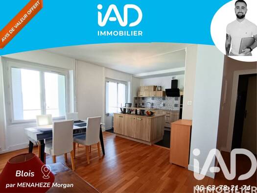 Appartement à vendre 135 000 € 2 pièces 1 chambre 50 m² Étage 2/2 Centre Ville Blois 41000