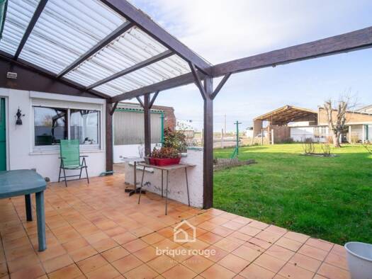 Maison de plain-pied à vendre 149 900 € 4 pièces 2 chambres 73 m² 617 m² de terrain Violaines 62138