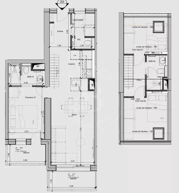 Maison à vendre, 52m², MERIBEL LES ALLUES