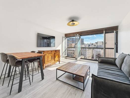 Appartement à vendre 425 000 € 2 pièces 1 chambre 46,51 m² Étage 8/12 Télégraphe-Pelleport Saint Fargeau Paris 20ème arrondissement 75020