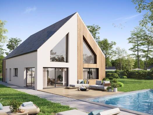 Terrain avec maison neuve à vendre 453 420 € 4 pièces 3 chambres 166 m² 504 m² de terrain Saint-Aubin-Épinay 76160