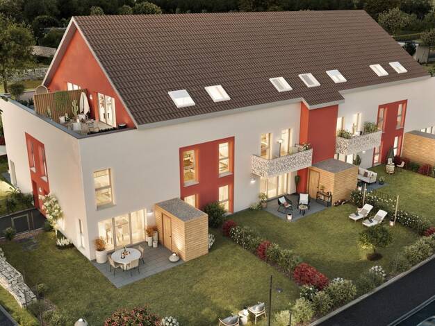 Appartement à vendre - neuf 164 400 € 2 pièces 1 chambre 47 m² 1er étage Forges-Miotte-Champ de Mars Belfort 90000