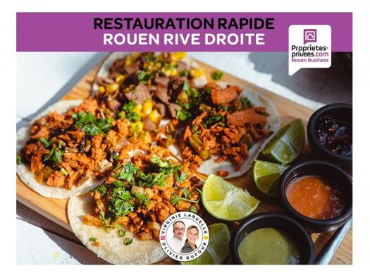 Restaurant à vendre Fonds de commerce 35 000 € 40 m² d'espace de restauration Saint Marc-Croix de Pierre-Saint Nicaise Rouen 76000