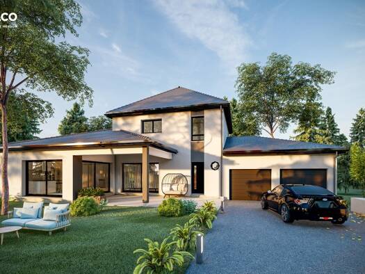 Terrain avec maison neuve à vendre 345 620 € 5 pièces 4 chambres 147 m² 1 074 m² de terrain Mandeville 27370