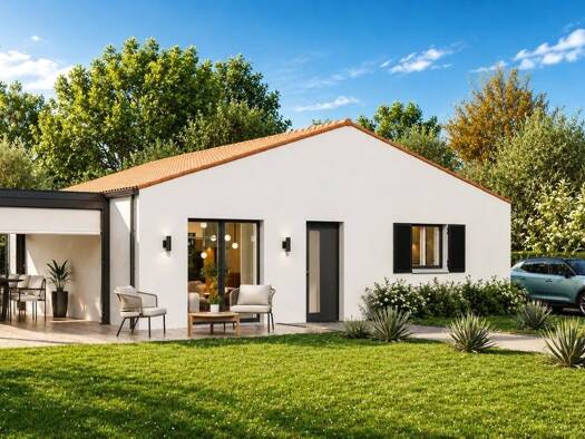Terrain avec maison neuve à vendre 344 395 € 4 pièces 3 chambres 90 m² 930 m² de terrain Arvert 17530