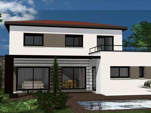 Terrain avec maison neuve à vendre 760 000 € 6 pièces 4 chambres 143,9 m² 985 m² de terrain Écully 69130