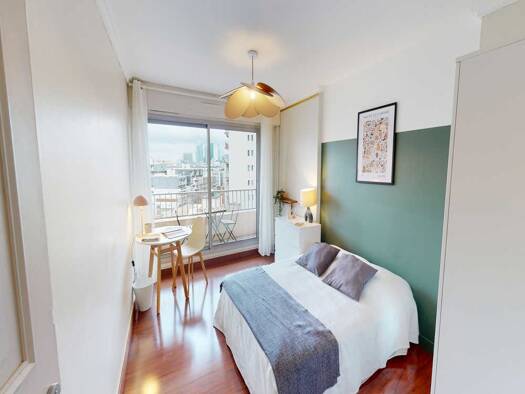 Appartement à louer 965 € 5 pièces 5 chambres 100 m² 7ème étage Bécon Courbevoie 92400