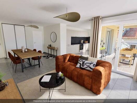 Appartement à vendre - Neuf 356 000 € 4 pièces 3 chambres 92,4 m² 1er étage Centre Ville Est Bourgoin-Jallieu 38300