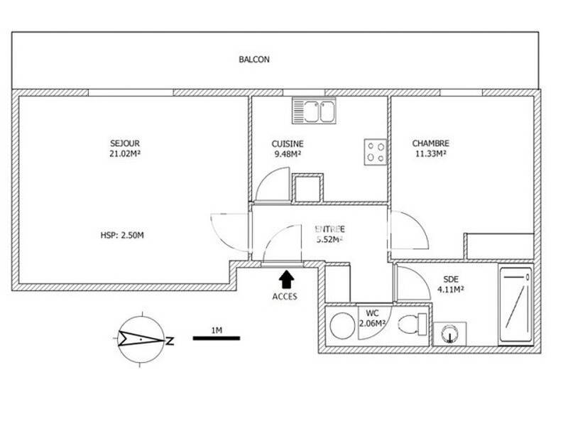 Maison à louer, 54m², LILLE