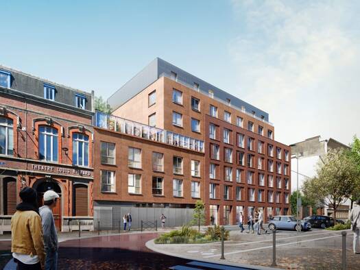 Appartement à vendre - neuf 108 788 € 1 pièce 18,3 m² Anseele-Centre-Nations Unies-Crouy-Esperence Roubaix 59100