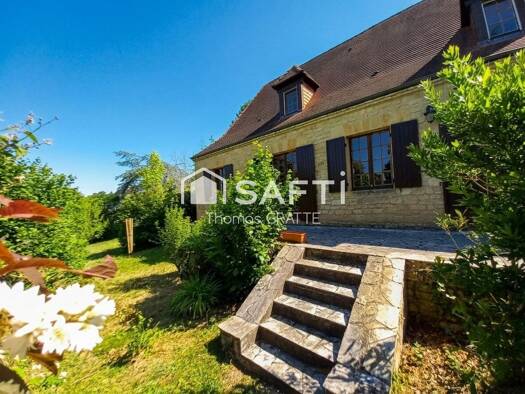 Maison à vendre 248 000 € 6 pièces 3 chambres 116 m² 2 112 m² de terrain Temniac Sarlat-la-Canéda 24200
