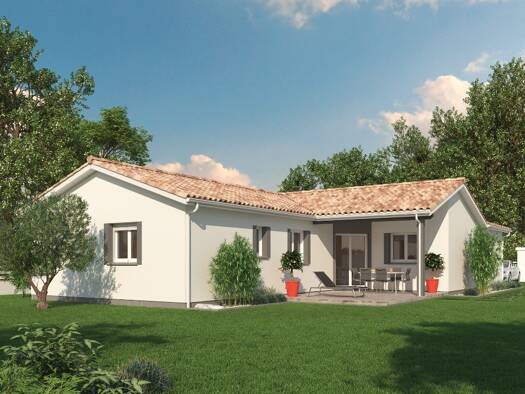 Terrain avec maison neuve à vendre 229 575 € 4 pièces 3 chambres 91 m² 1 250 m² de terrain Saint-Médard-de-Mussidan 24400