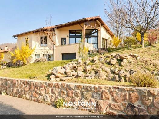 Maison à vendre 379 900 € 8 pièces 6 chambres 168 m² 1 412 m² de terrain Montrottier 69770