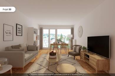 Appartement à louer 1 405 € 3 pièces 2 chambres 61 m² 3ème étage Seignelay Chatenay Malabry 92290