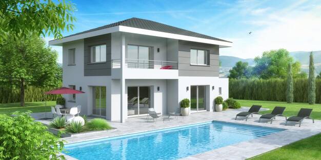 Terrain avec maison neuve à vendre 685 000 € Péron 01630