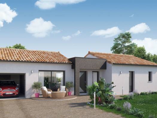 Terrain avec maison neuve à vendre 261 859 € 5 pièces 4 chambres 93 m² 490 m² de terrain Val de Moine Cholet 49300