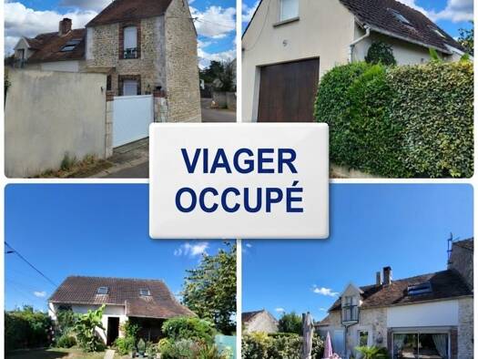 Maison en viager 109 000 € 5 pièces 3 chambres 97 m² 442 m² de terrain Poligny 77167