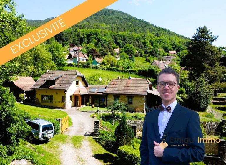 Maison à vendre 367 500 € 6 pièces 2<br/>chambres 132 m²<br/>superficie 2 000 m²<br/>terrain La Vancelle 67730