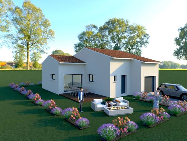 Terrain avec maison neuve à vendre 224 000 € 3 pièces 2 chambres 70 m² 306 m² de terrain Canet 34800