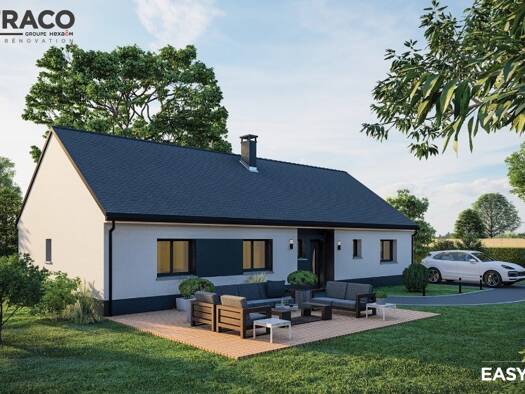 Terrain avec maison neuve à vendre 234 000 € 5 pièces 4 chambres 114 m² 2 300 m² de terrain Bouquelon 27500