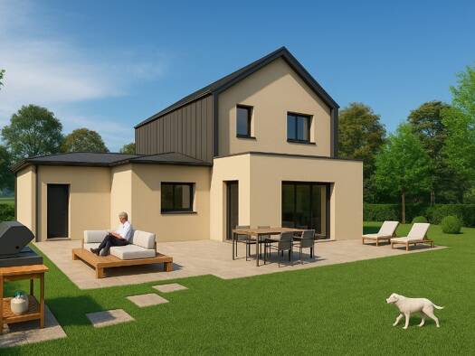 Terrain avec maison neuve à vendre 847 000 € 5 pièces 4 chambres 144 m² 480 m² de terrain Saint-Briac-sur-Mer 35800
