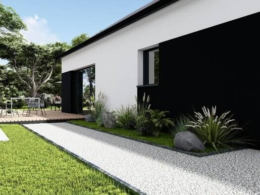 Terrain avec maison neuve à vendre 238 300 € 5 pièces 4 chambres 103 m² 367 m² de terrain Plouescat 29430