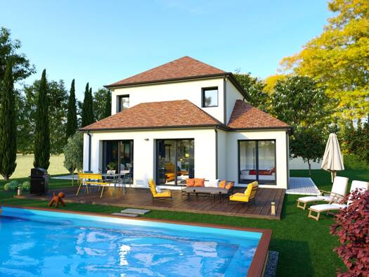 Terrain avec maison neuve à vendre 310 395 € 4 pièces 3 chambres 99 m² 1 600 m² de terrain Échevronne 21420