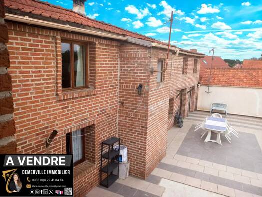 Ferme à vendre 339 900 € 10 pièces 5 chambres 196 m² 1 038 m² de terrain Conchil-le-Temple 62180