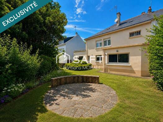 Maison de ville à vendre 320 000 € 6 pièces 4 chambres 163 m² 397 m² de terrain Cité Scolaire Saint-Nazaire 44600
