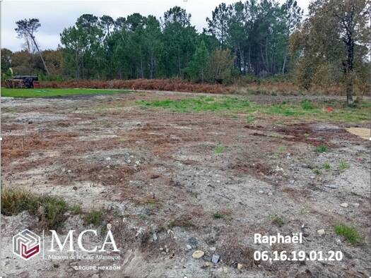 Terrain constructible viabilisé à vendre 120 000 € 680 m² de terrain Parentis-en-Born 40160