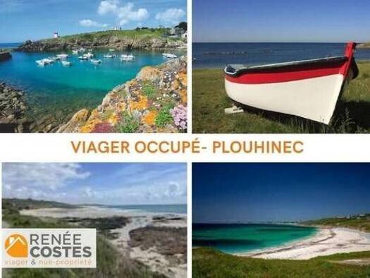 Maison en viager occupé Bouquet 33 050 € 7 pièces 4 chambres 120 m² 616 m² de terrain Audierne 29770