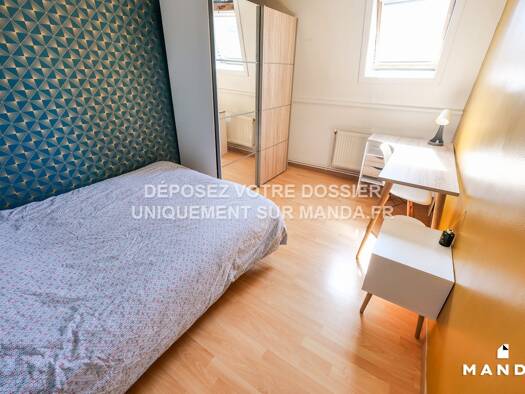 Colocation à louer 375 € 7 pièces 6 chambres RDC Anseele-Centre-Nations Unies-Crouy-Esperence Roubaix 59100