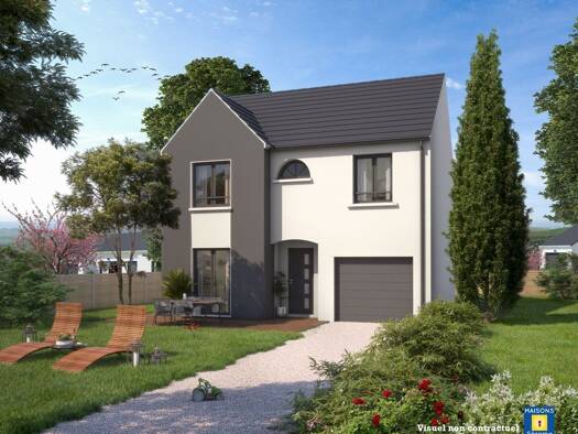 Terrain avec maison neuve à vendre 440 000 € 6 pièces 4 chambres 110 m² 499 m² de terrain Bord de Marne Champs-sur-Marne 77420