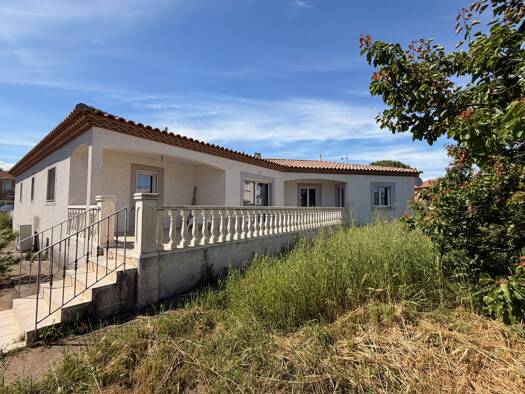 Maison de plain-pied à vendre 335 000 € 4 pièces 3 chambres 118 m² 645 m² de terrain Villeneuve-lès-Béziers 34420