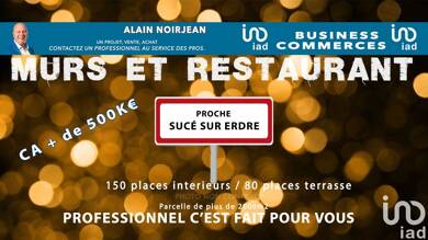 Local commercial à vendre 1 040 000 € 450 m² de surface de vente Ouest Sucé-sur-Erdre 44240