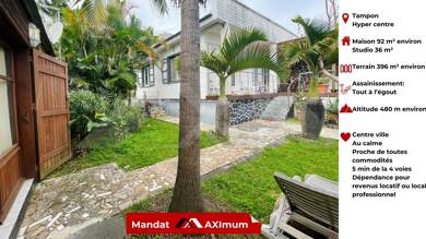 Maison à vendre 327 000 € 4 pièces 3 chambres 128 m² 396 m² de terrain Le Tampon 97430