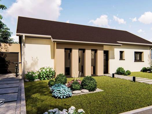 Terrain avec maison neuve à vendre 325 000 € 5 pièces 3 chambres 95,8 m² 4 186 m² de terrain Hirtzbach 68118