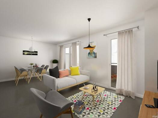 Appartement à louer 735 € 3 pièces 2 chambres 61 m² RDC Gibauderie Poitiers 86000