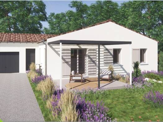 Terrain avec maison neuve à vendre 250 000 € 4 pièces 3 chambres 90 m² 600 m² de terrain Saint Ausone-Saint Martin-Saint Gelais Angoulême 16000
